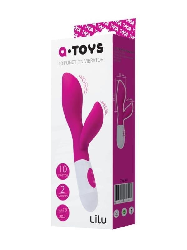Lilu Klitoral Uyarıcı Vibratör silikon pembe 20 cm
