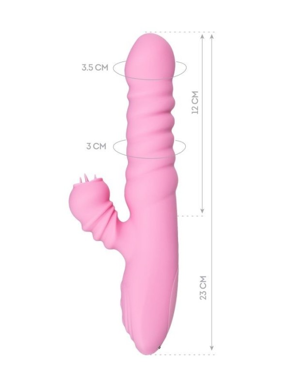 Jos Lixy Yukarı Aşağı ve Isıtma Fonksiyonlu 23cm Vibratör