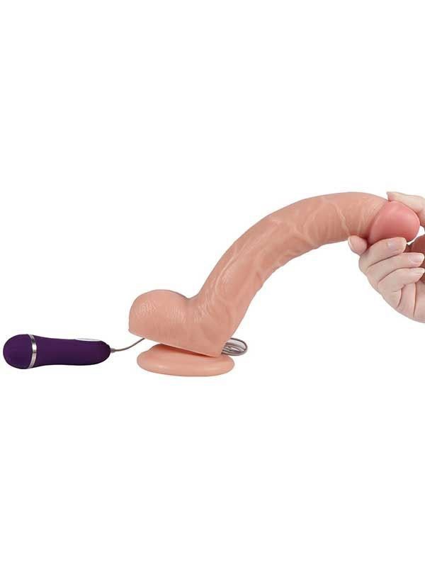 Shequ Optimus Titreşimli Realistik Dildo 28 cm