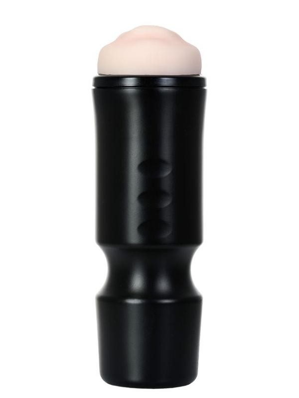 Ağız Oral Mastürbator TPE Siyah 24 cm