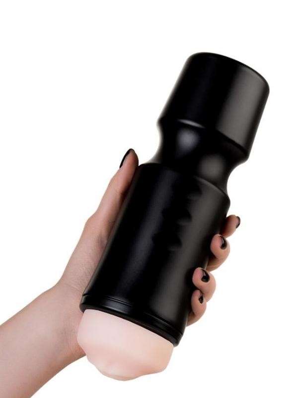 Ağız Oral Mastürbator TPE Siyah 24 cm